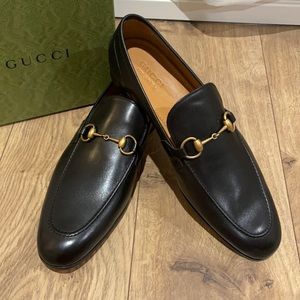 BRAND NEW! Gucci Jordan Leather Loafers